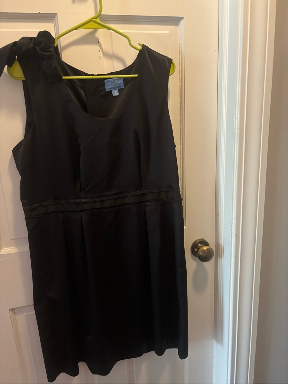 Simply Vera Wang black silky dress